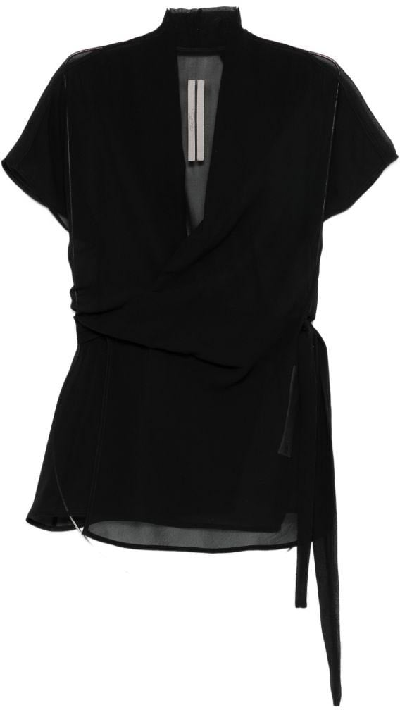 Rick Owens Top Black Zwart