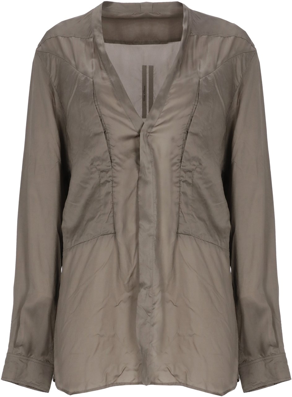 Rick Owens Shirts Grey Grijs