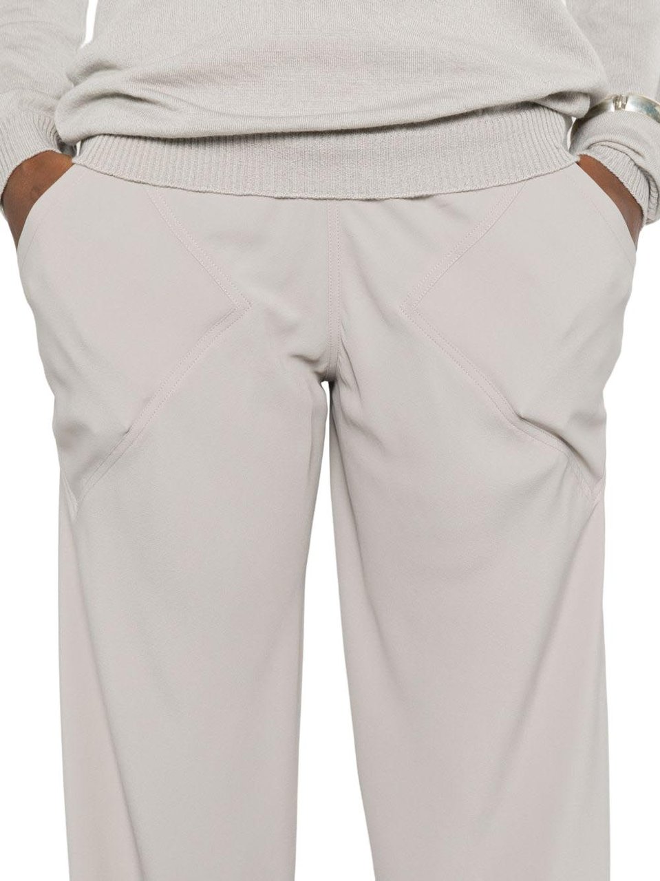 Rick Owens Trousers White Wit