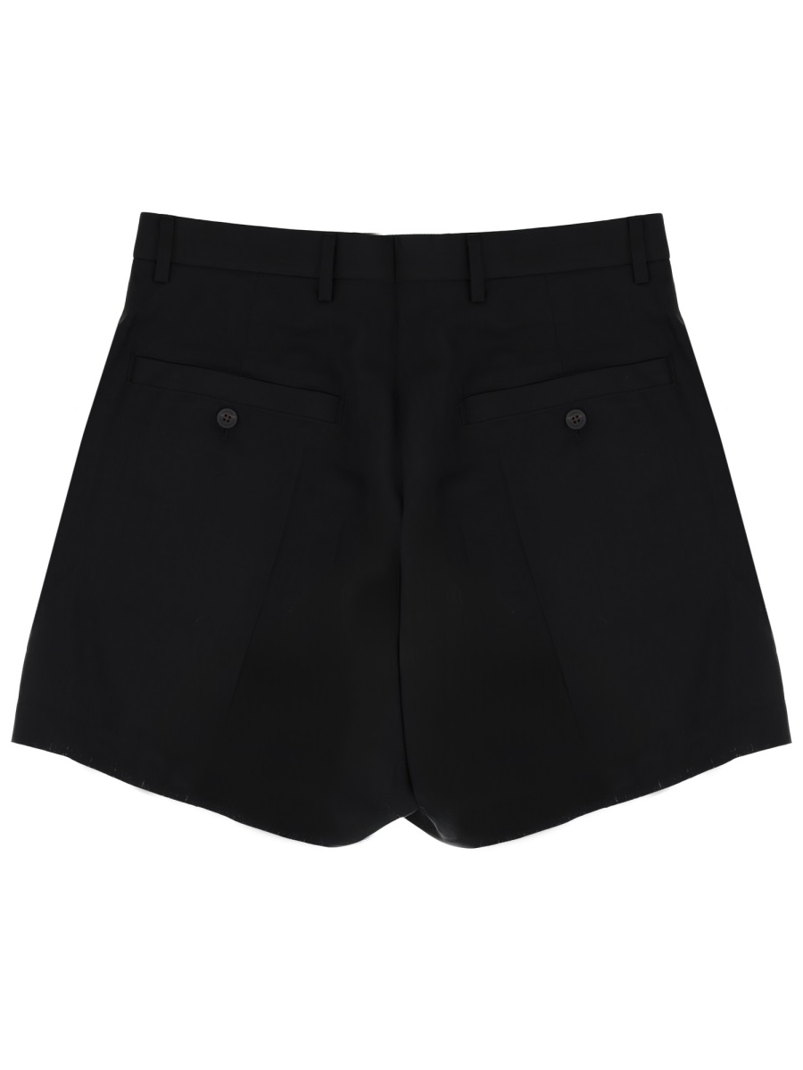 Rick Owens Tailored Structured Shorts Zwart