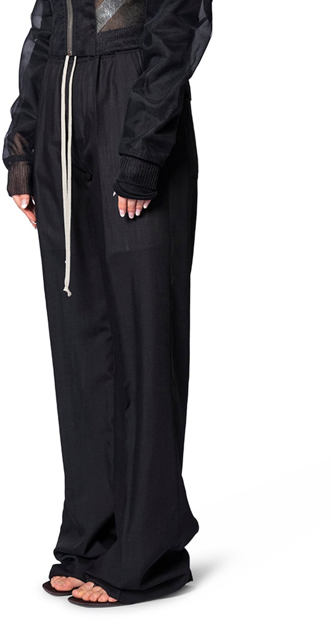 Rick Owens DIETRICH DRAWSTRING BLACK Zwart