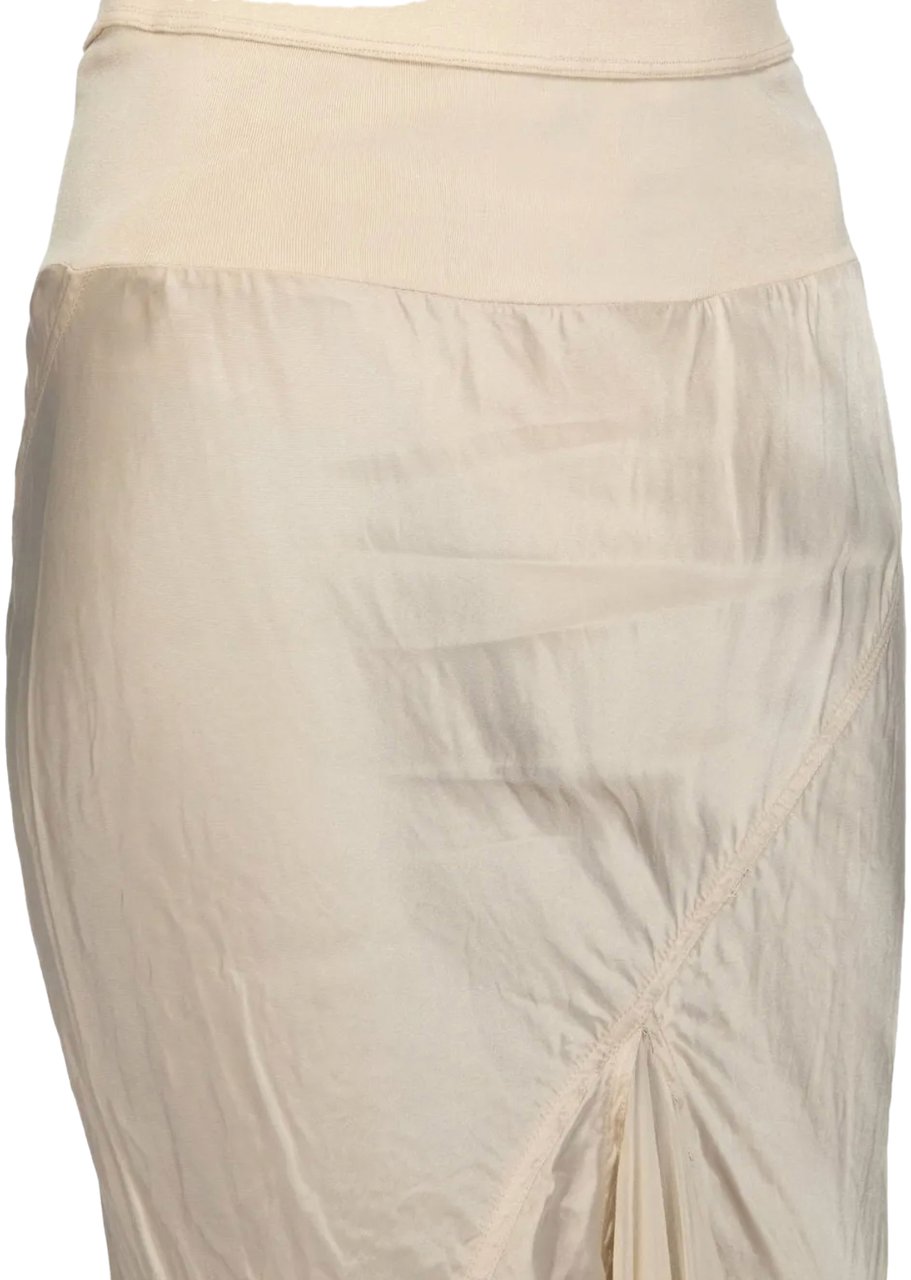 Rick Owens A Line Bias Skirt Sand Beige