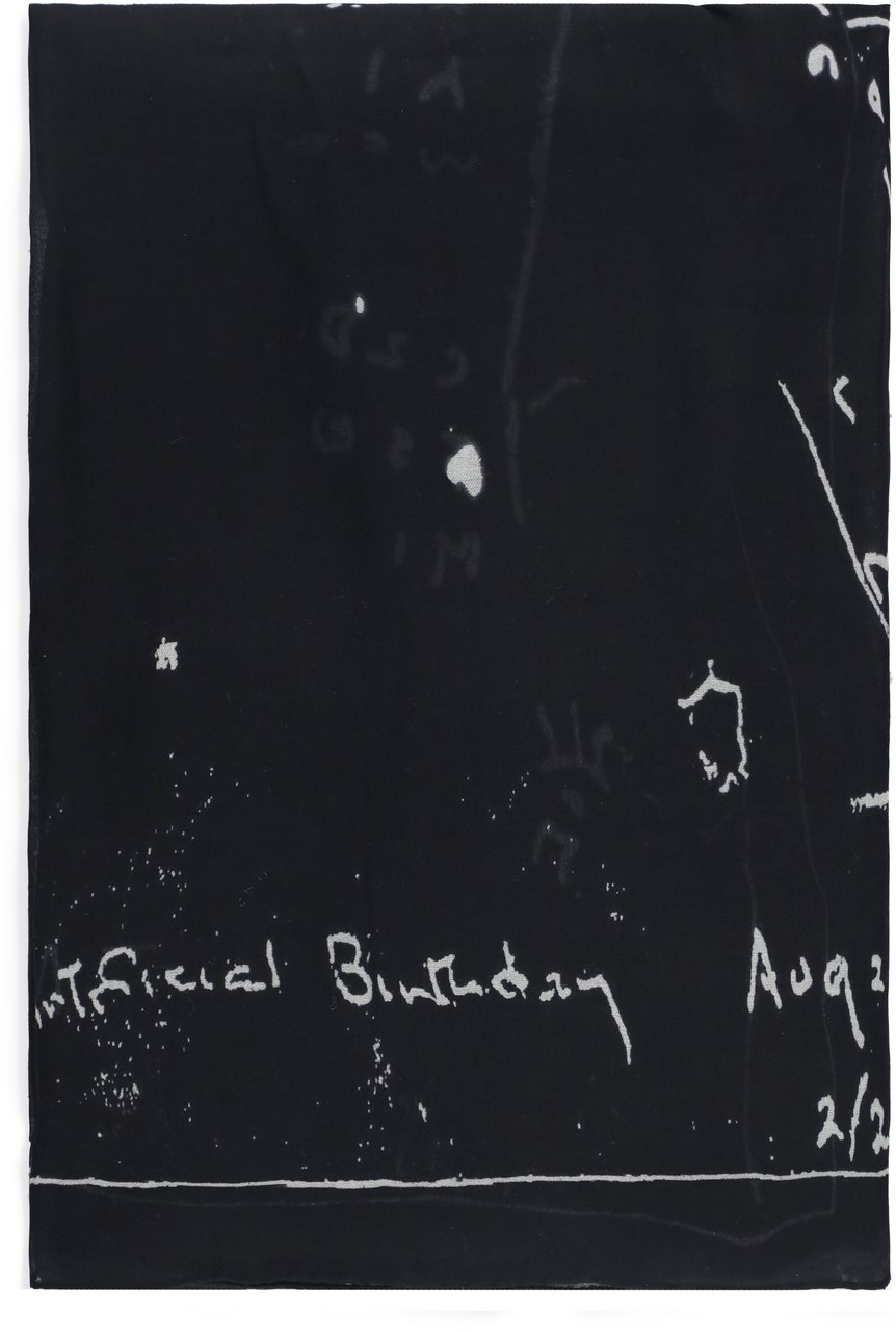 Rick Owens Scarfs Black Zwart