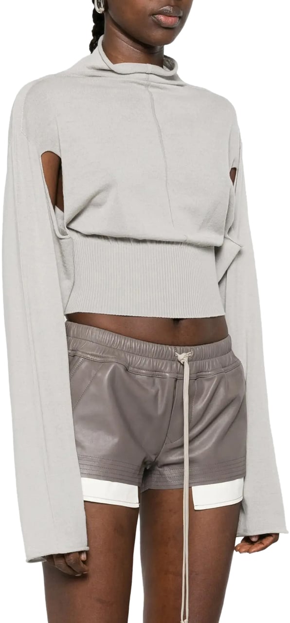 Rick Owens Con Cropped Top Pearl Divers
