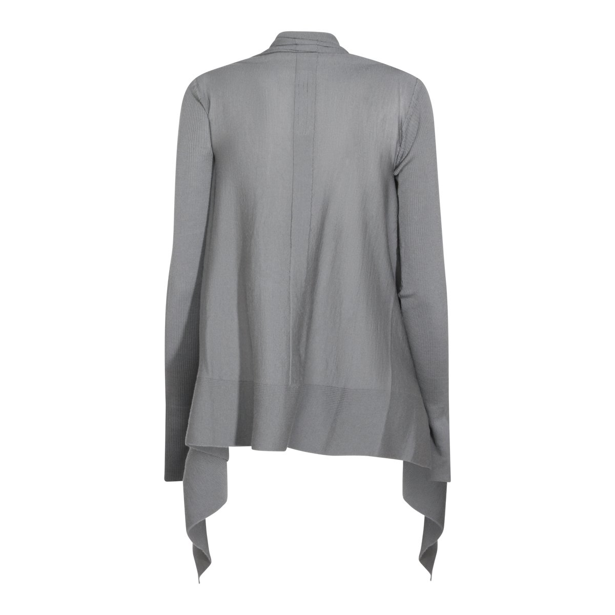 Rick Owens Euca Virgin Wool Cardigan Grijs