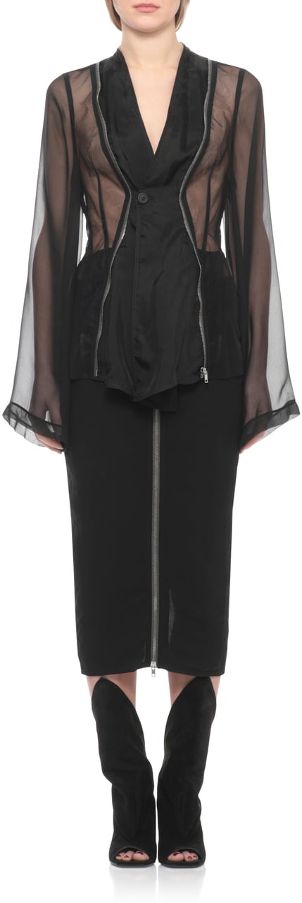 Rick Owens Jackets Black Zwart