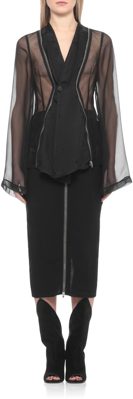 Rick Owens Jackets Black Zwart