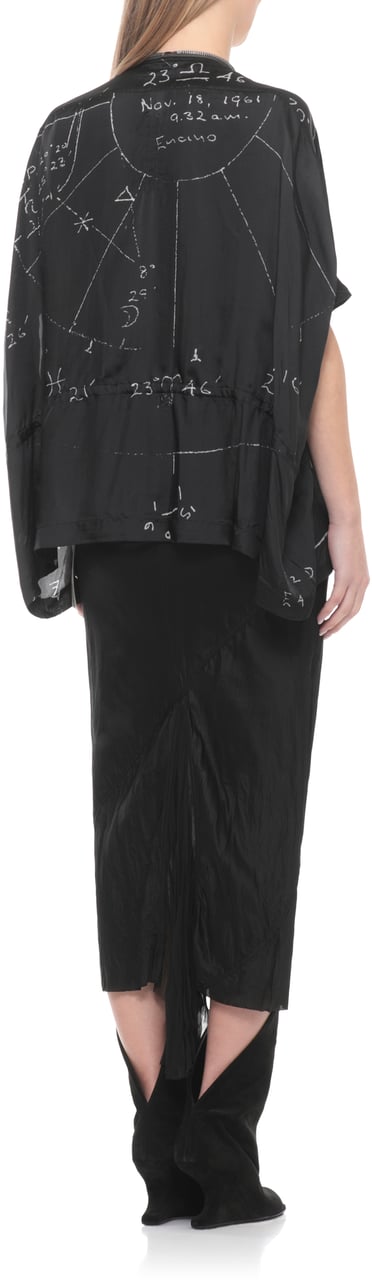 Rick Owens Coats Black Zwart
