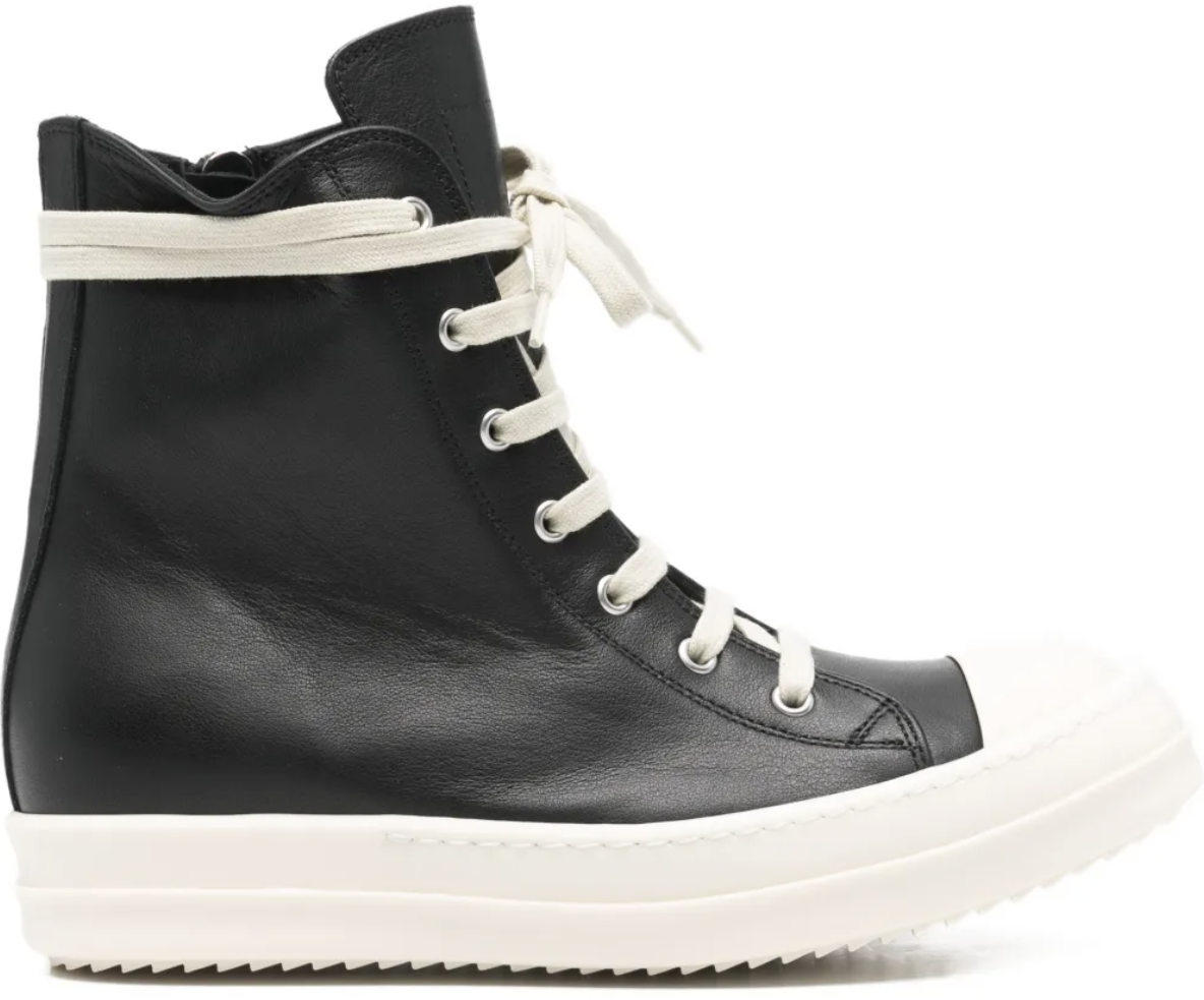 Rick Owens Sneaks Black/milk/milk Zwart