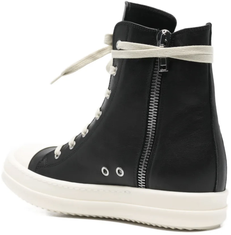 Rick Owens Sneaks Black/milk/milk Zwart