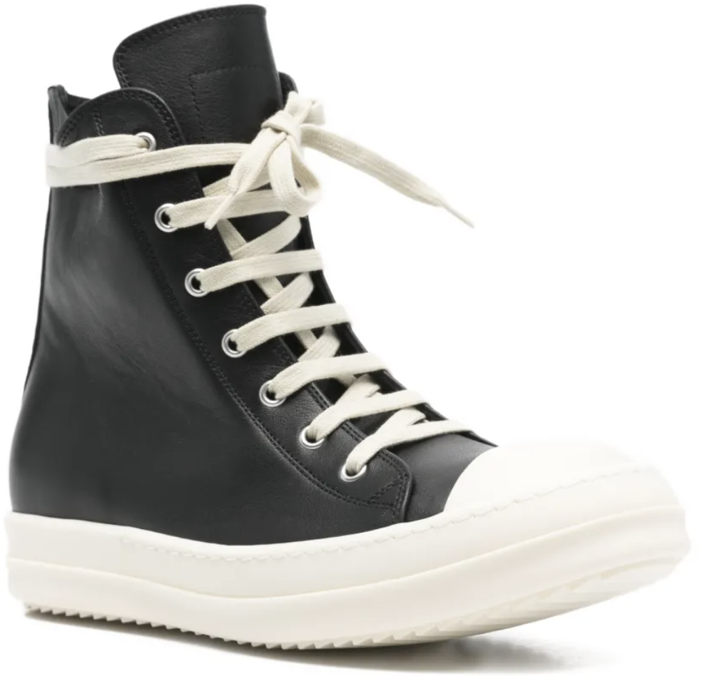 Rick Owens Sneaks Black/milk/milk Zwart