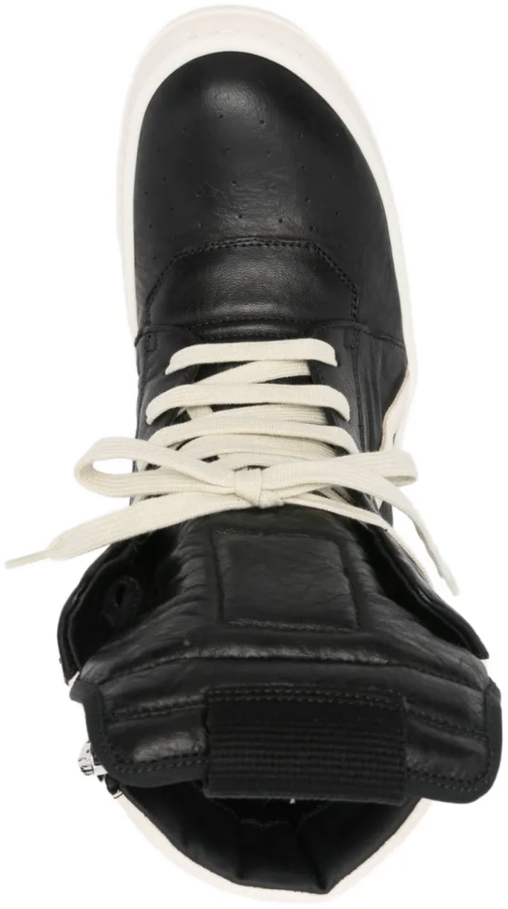 Rick Owens Geobasket Black/milk/milk Zwart