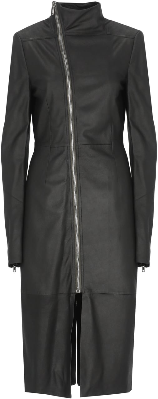 Rick Owens Coats Black Zwart