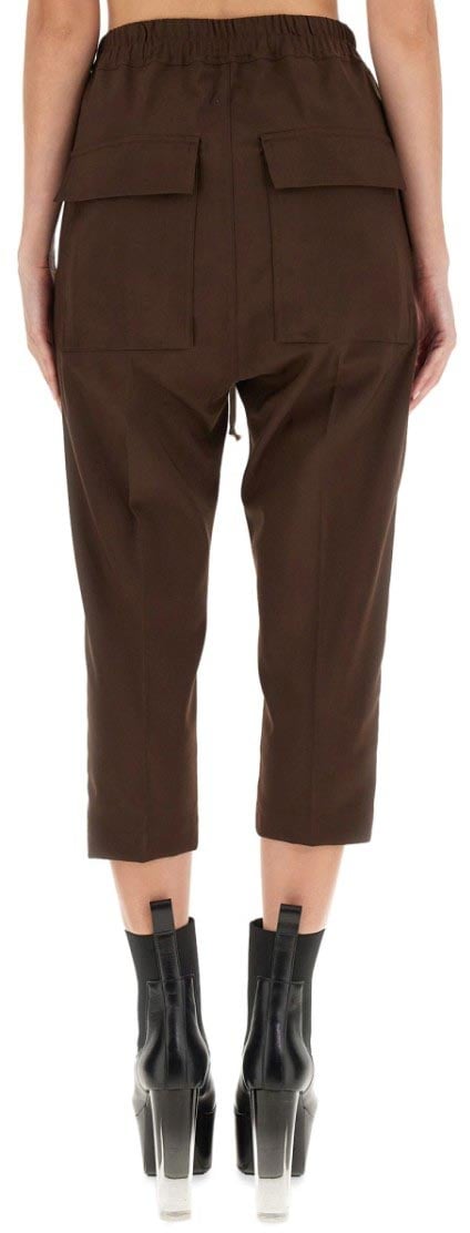 Rick Owens Drawstring Astaires Cropped Pants Bruin
