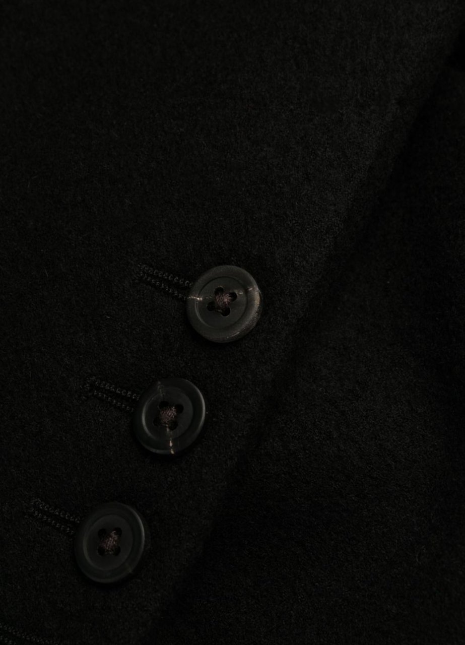 Rick Owens Fogpocket Coat Black Zwart