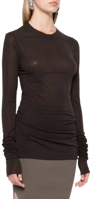 Rick Owens Edfu Top Dark Dust Bruin