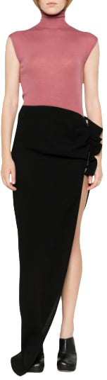 Rick Owens Gonna Edfu Skirt Black Zwart