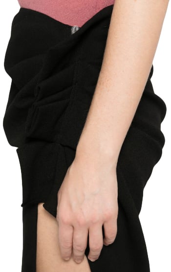 Rick Owens Gonna Edfu Skirt Black Zwart