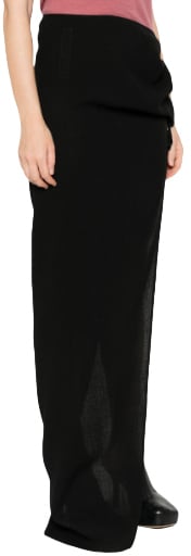 Rick Owens Gonna Edfu Skirt Black Zwart