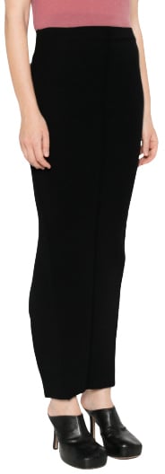 Rick Owens Gonna In Maglia Pillar Skirt Black Zwart