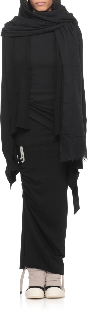 Rick Owens Scarfs Black Zwart