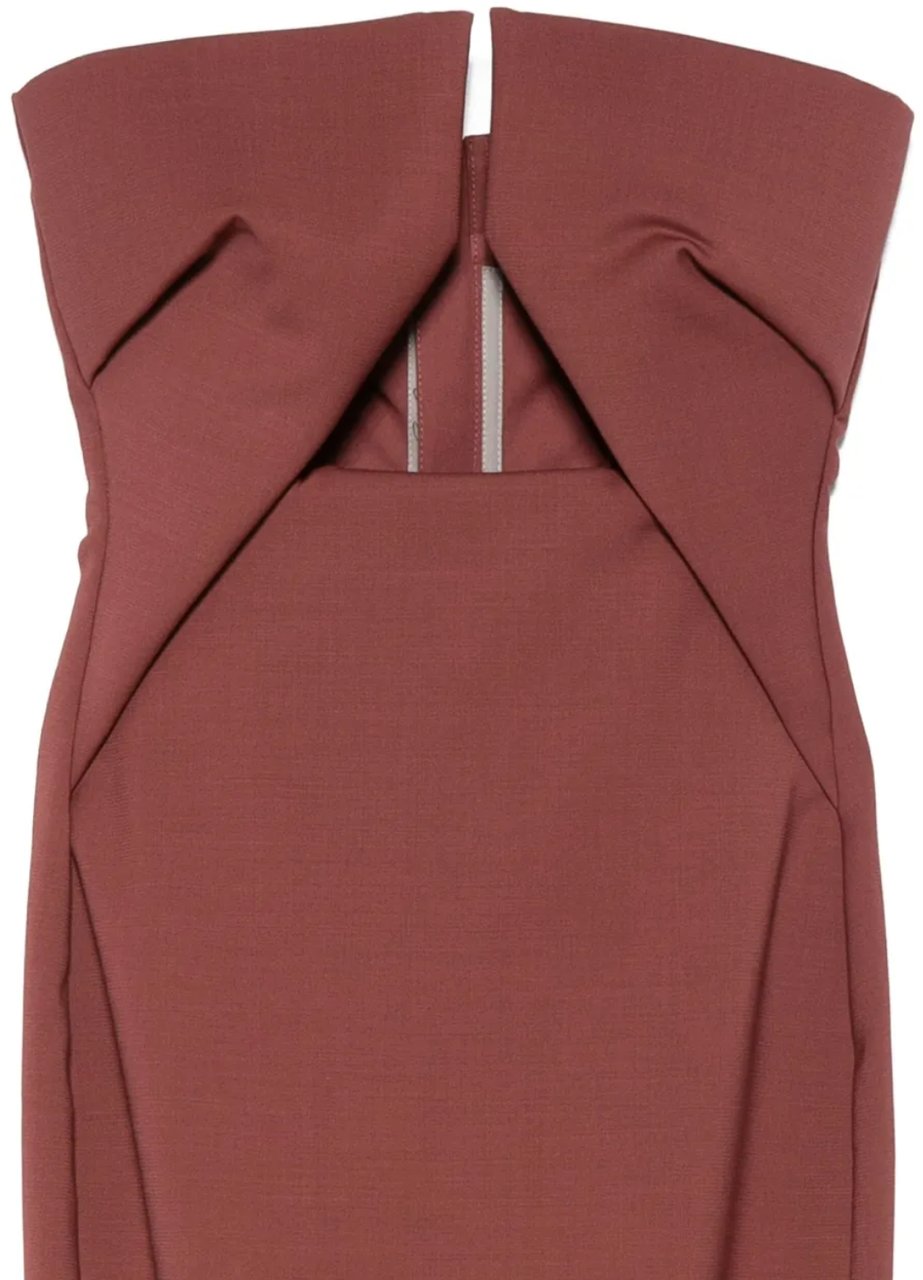 Rick Owens Prong Gown Rosewood Roze