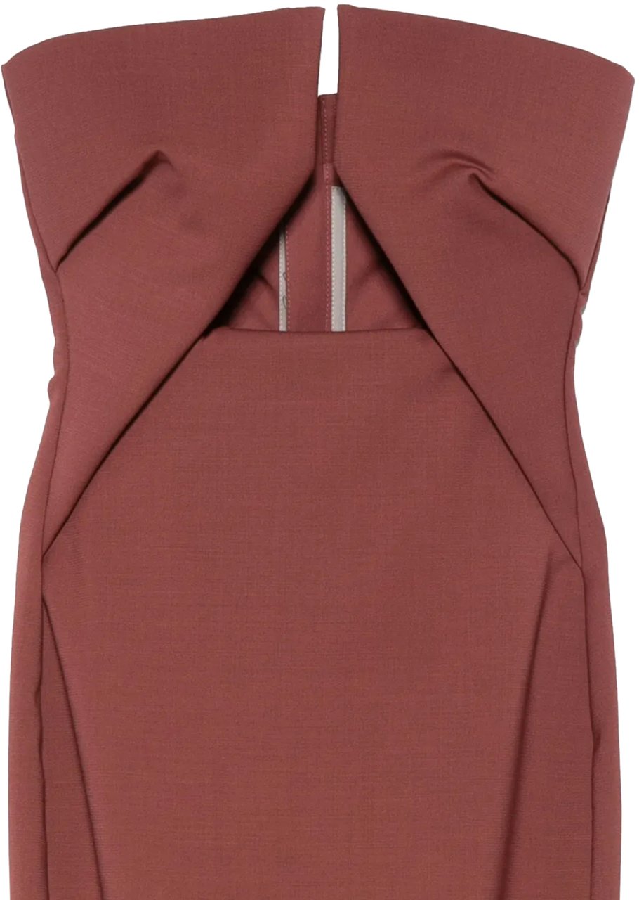 Rick Owens Prong Gown Rosewood Roze