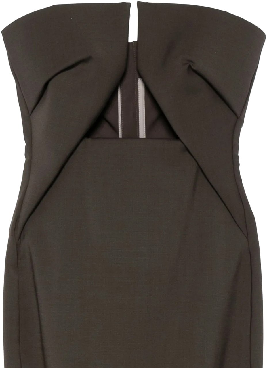 Rick Owens Prong Gown Darkdust Grijs