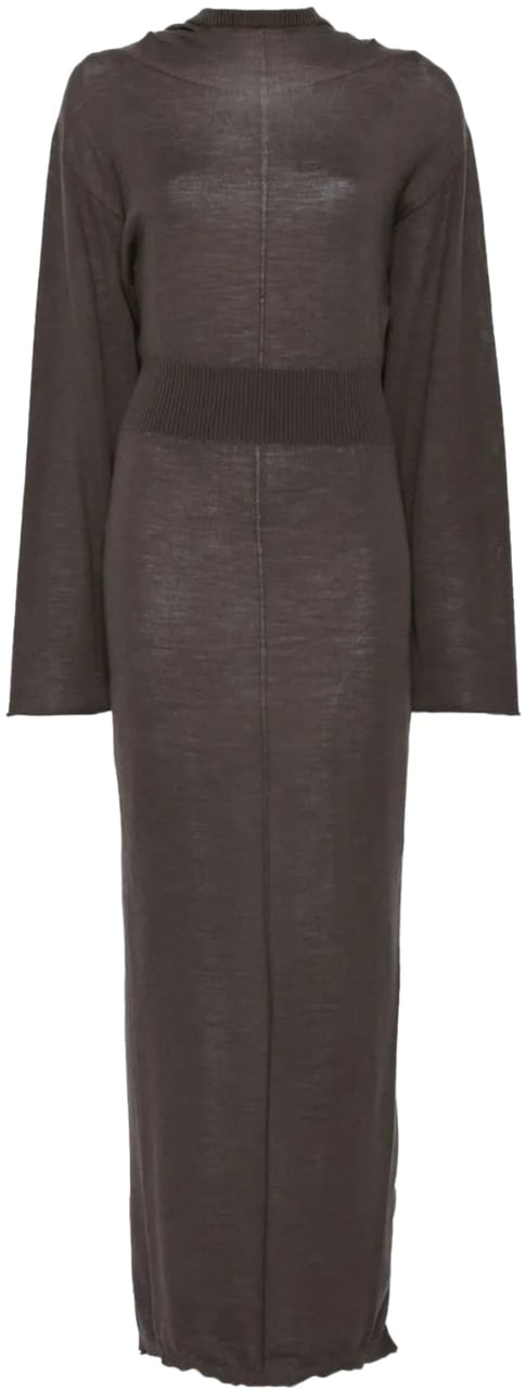 Rick Owens Hooded Dress Darkdust Grijs