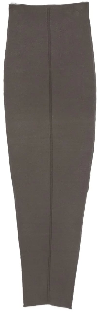 Rick Owens Pillar Skirt Darkdust Grijs