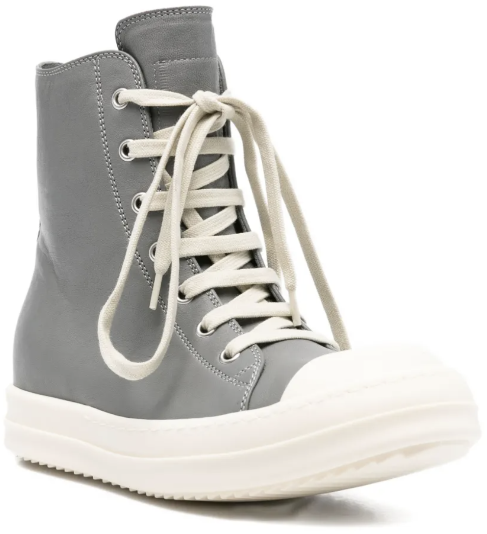 Rick Owens Sneakers Washed Indigo/milk/milk Grijs