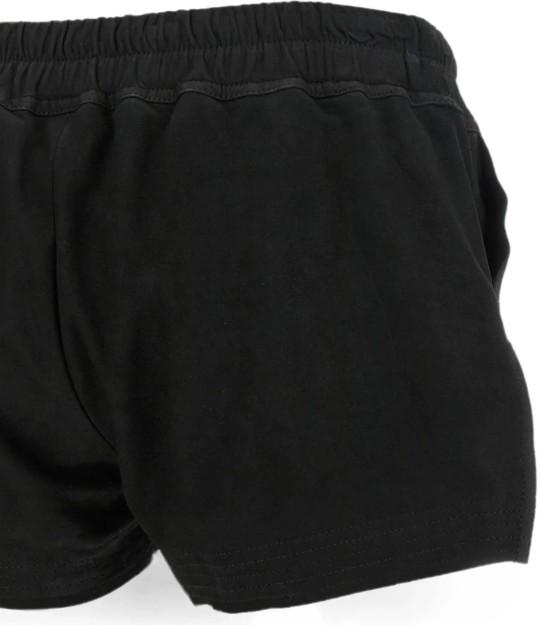 Rick Owens Shorts In Pelle Fog Boxers Black Zwart