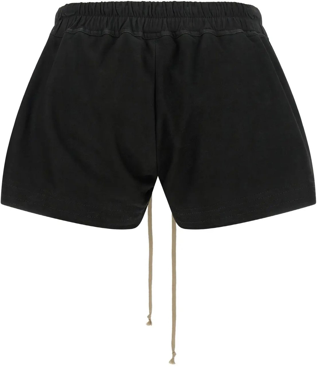 Rick Owens Shorts In Pelle Fog Boxers Black Zwart