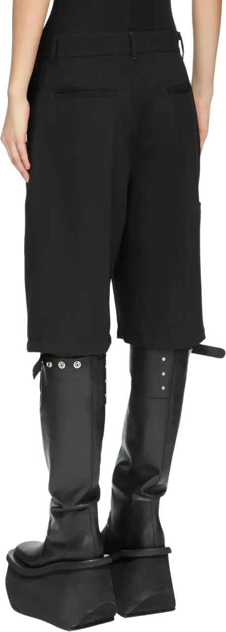 Rick Owens Shorts Work Shorts Black Zwart