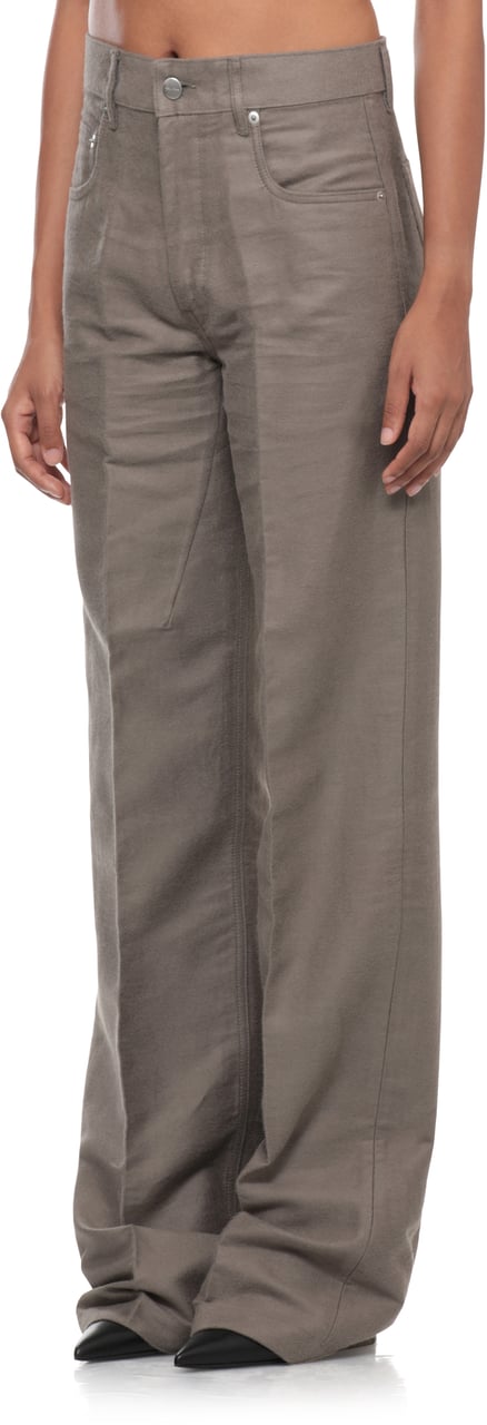 Rick Owens Trousers Grey Taupe