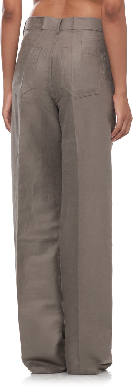 Rick Owens Trousers Grey Taupe