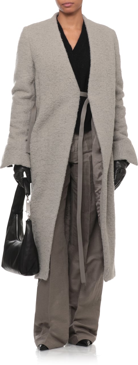 Rick Owens Coats Grey Lichtgrijs