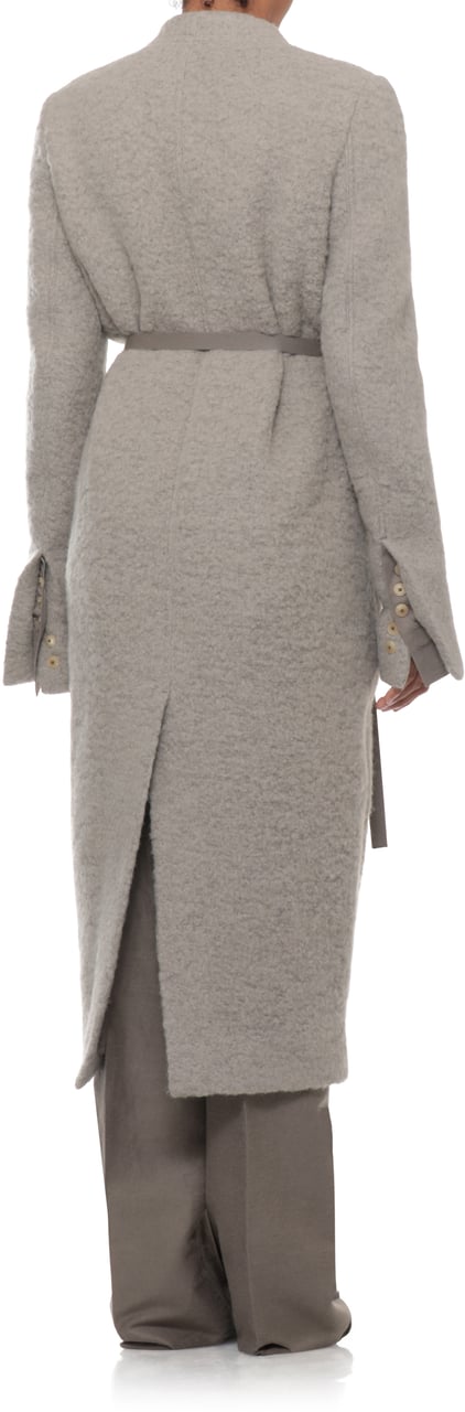 Rick Owens Coats Grey Lichtgrijs
