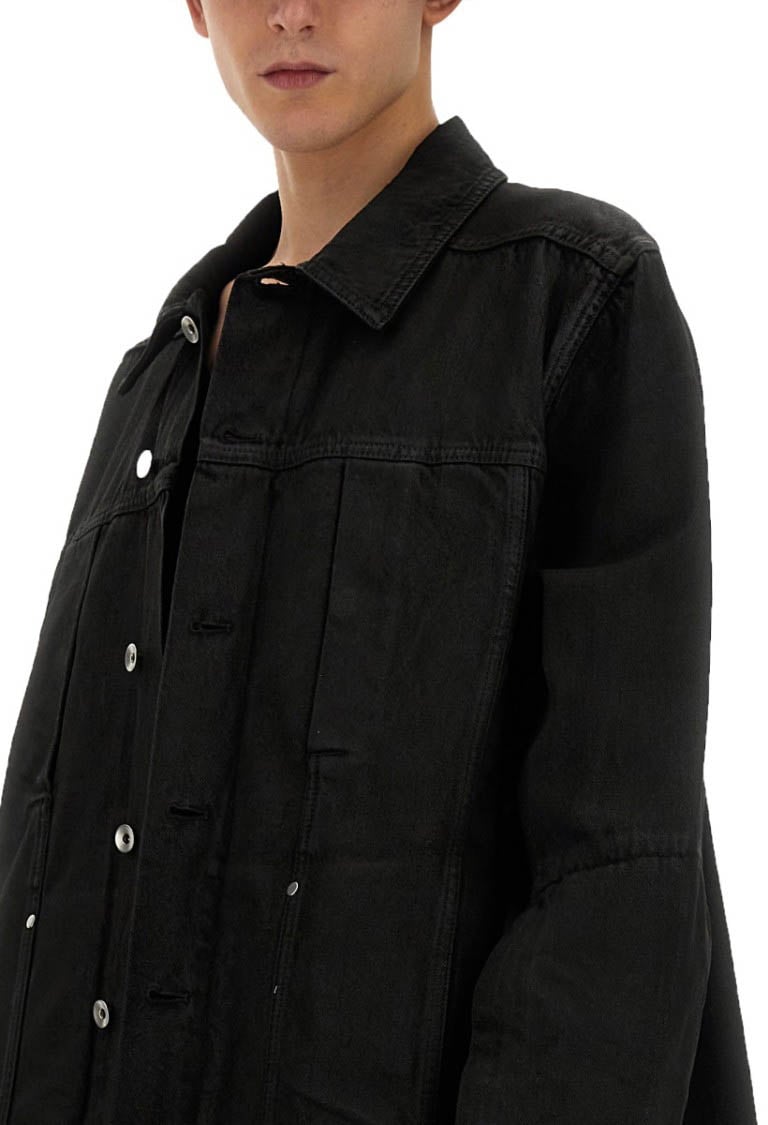 Rick Owens Denim Jacket Zwart