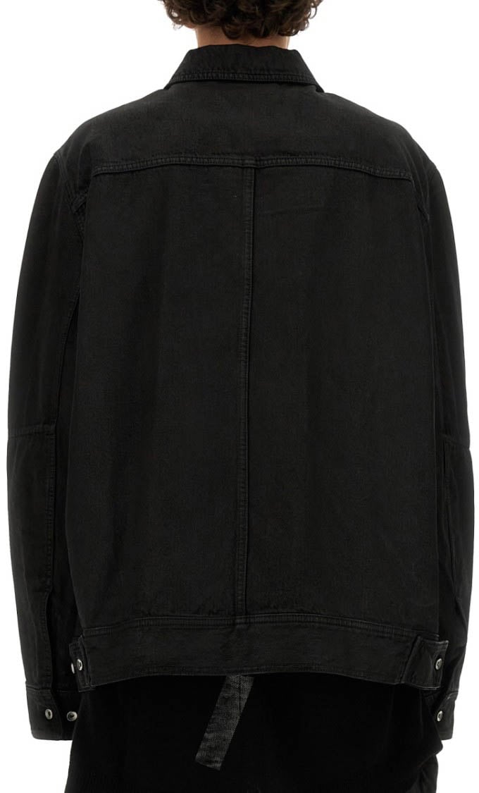 Rick Owens Denim Jacket Zwart