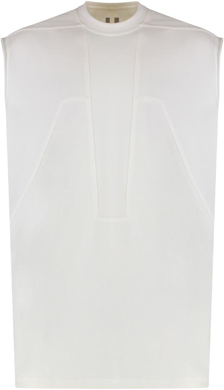 Rick Owens Cotton tank top Wit