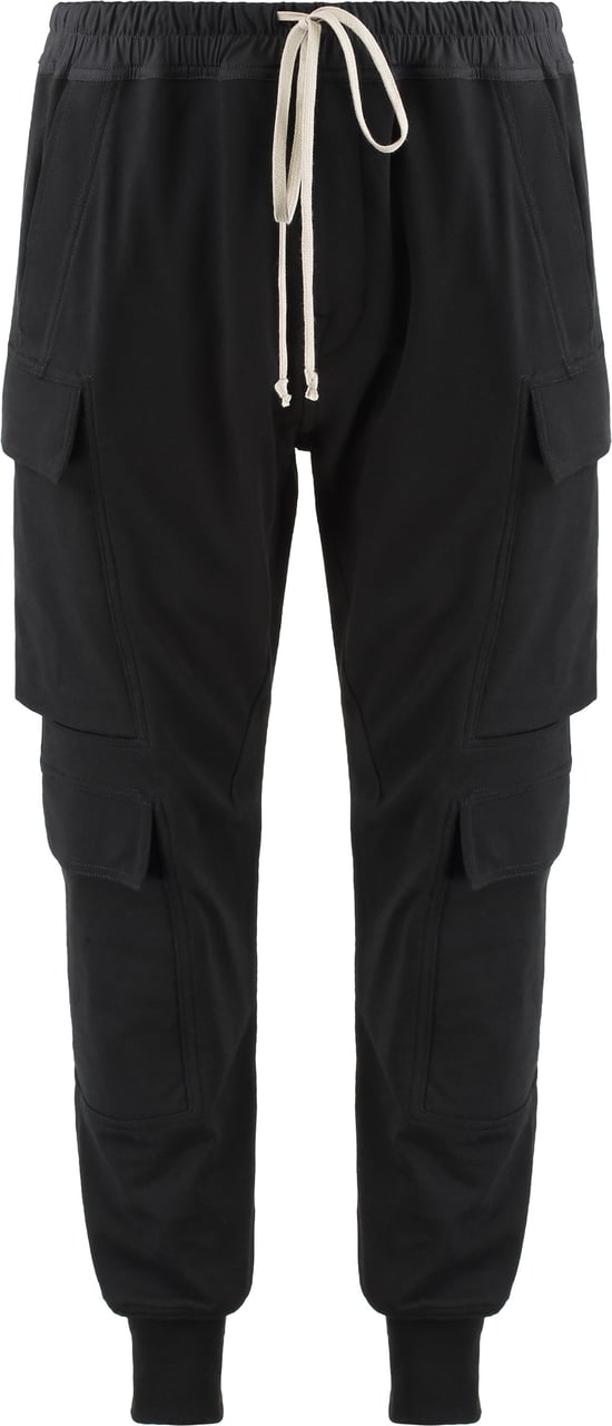 Rick Owens Stretch cotton track-pants Zwart