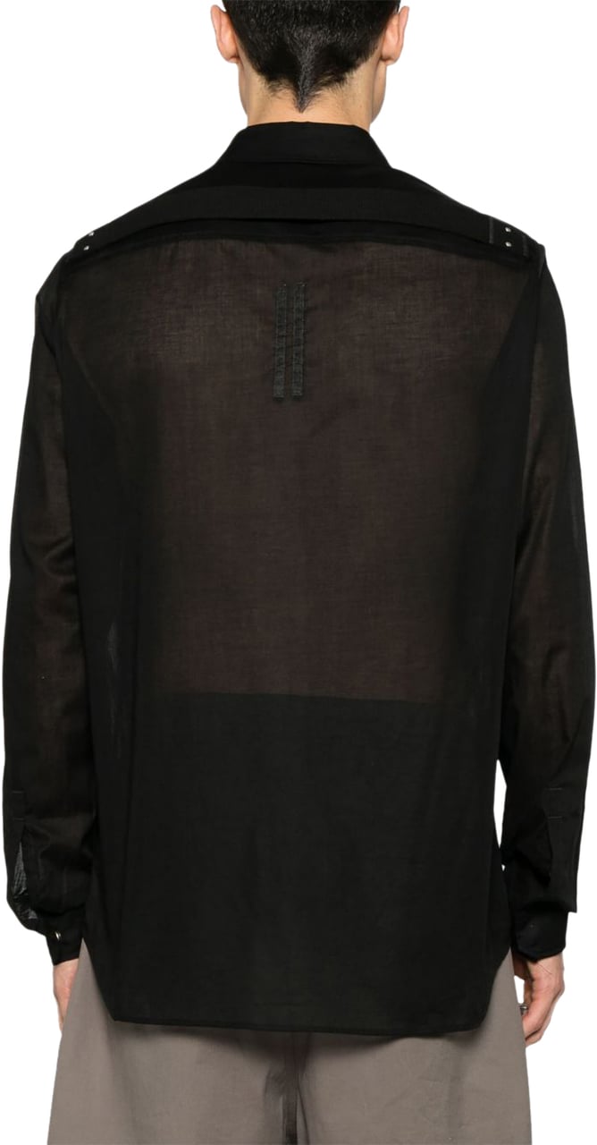 Rick Owens Shirts Black Zwart