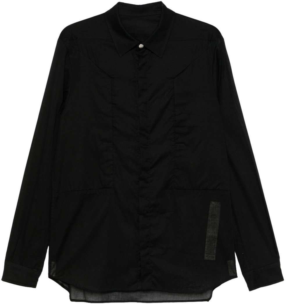 Rick Owens Shirts Black Zwart