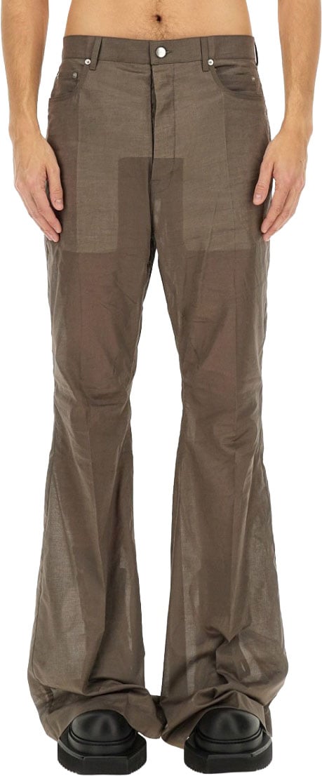 Rick Owens Bootcut Pants Grijs