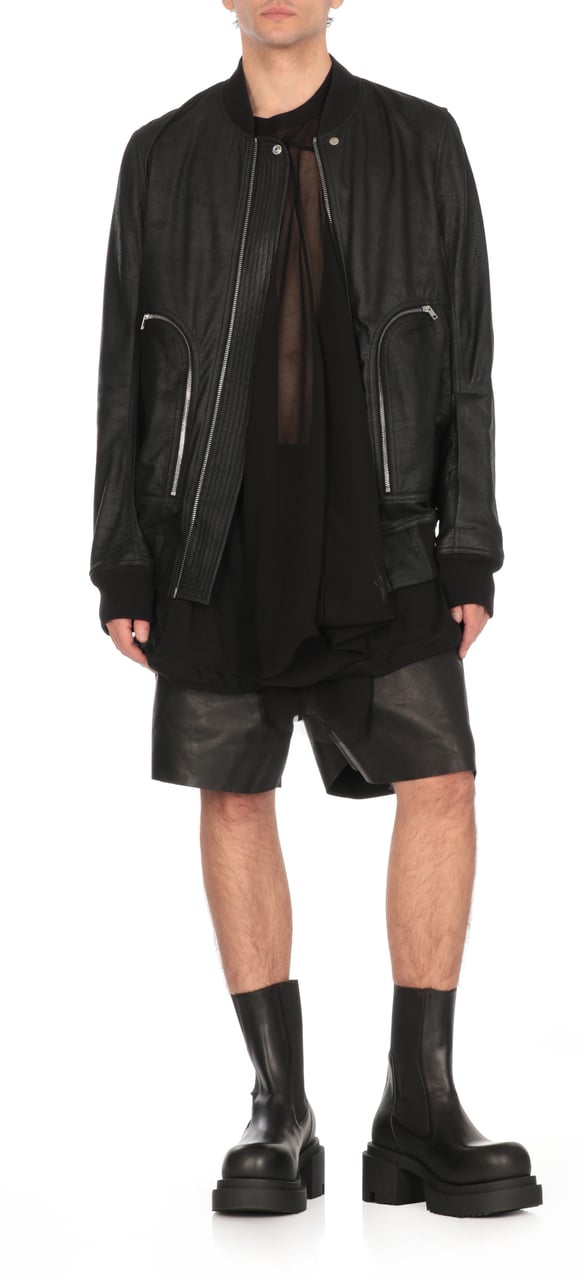 Rick Owens Coats Black Zwart