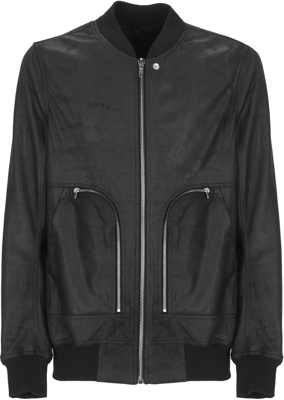Rick Owens Coats Black Zwart