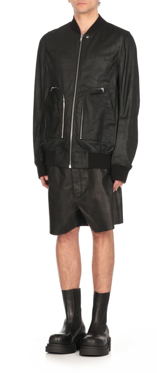 Rick Owens Coats Black Zwart