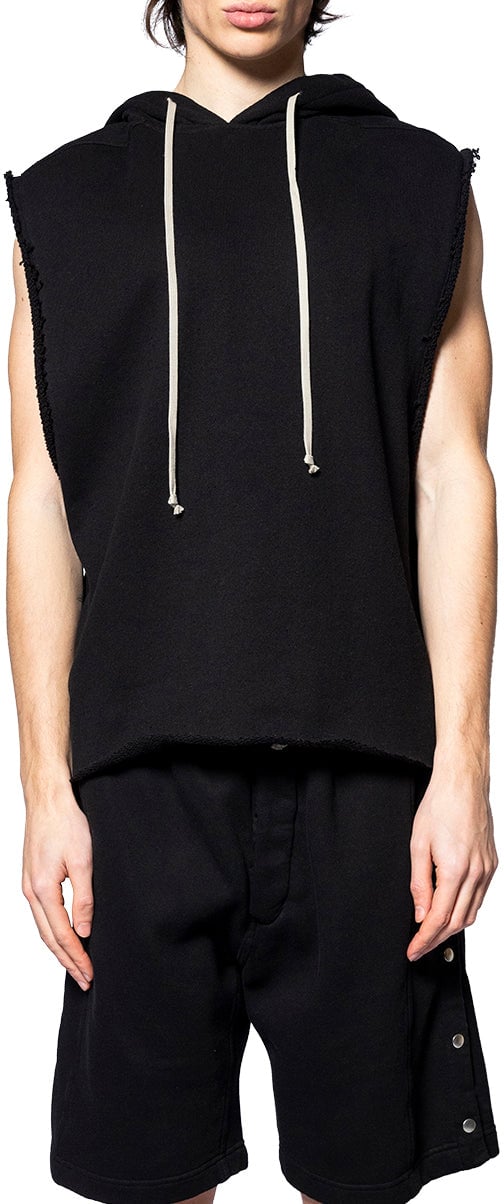 Rick Owens SL HOODIE BLACK Zwart