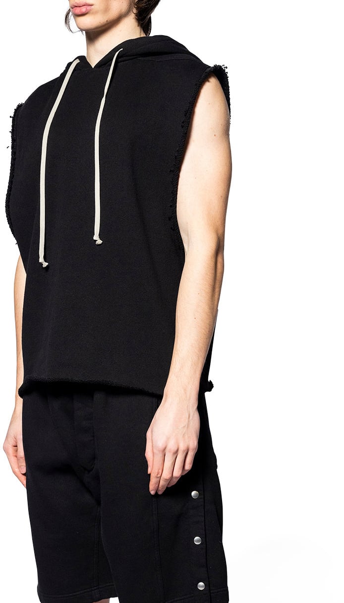 Rick Owens SL HOODIE BLACK Zwart